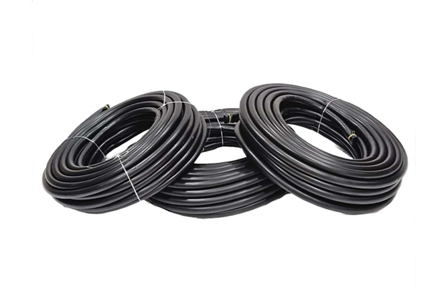 Plain Black PVC Tubing Pipe